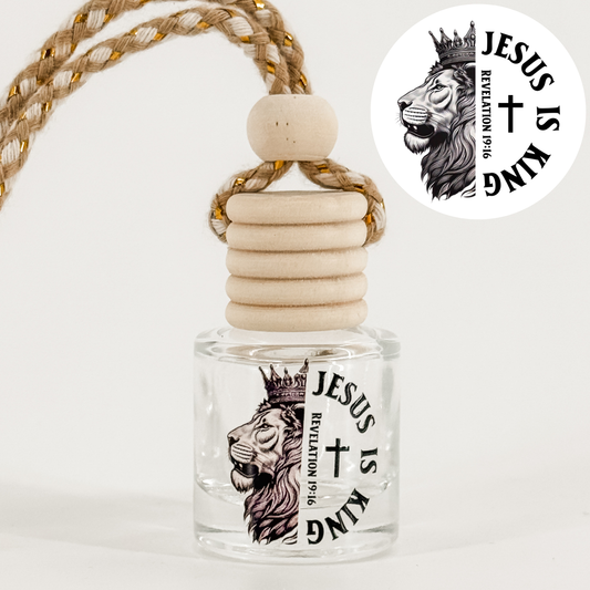 Jesus Is King Car Diffuser