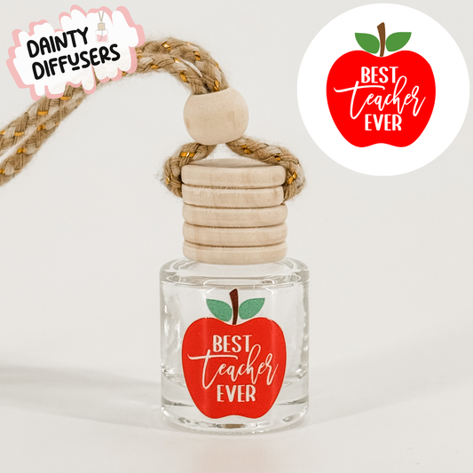 Best Teacher Ever Apple Car Diffuser