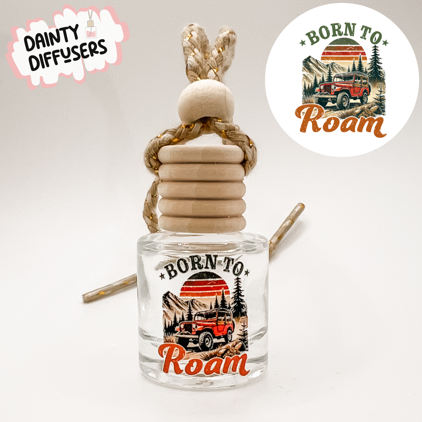 Born To Roam Car Diffuser