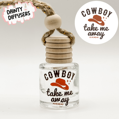 Cowboy Take Me Away Car Diffuser