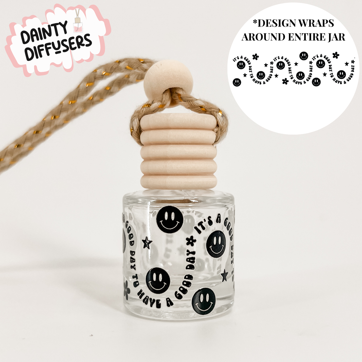 Good Day To Have A Good Day Car Freshener | Hanging Car Diffuser
