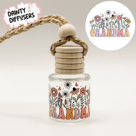Grandma Flowers Car Diffuser