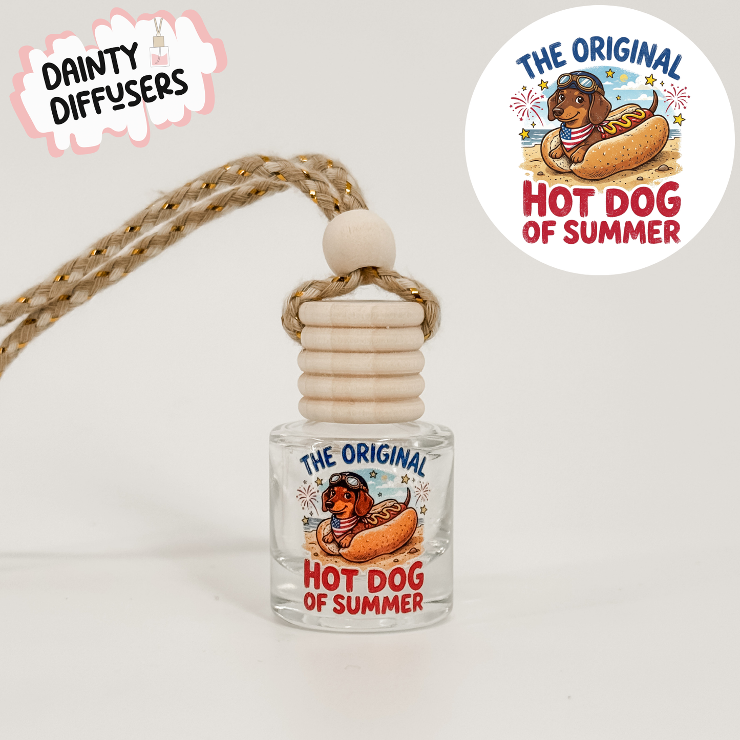 Original Hot Dog Of Summer Car Diffuser