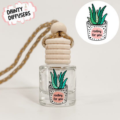 Rooting For You Car Freshener | Hanging Car Diffuser