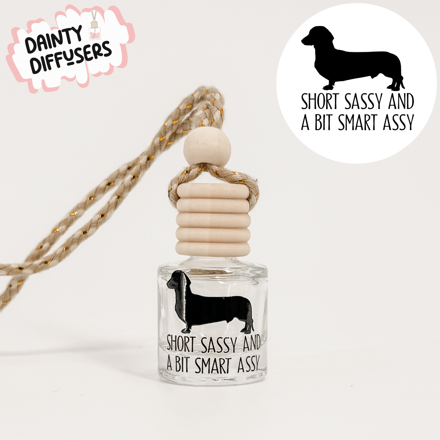 Short, Sassy, A Bit Smart Assy Car Diffuser