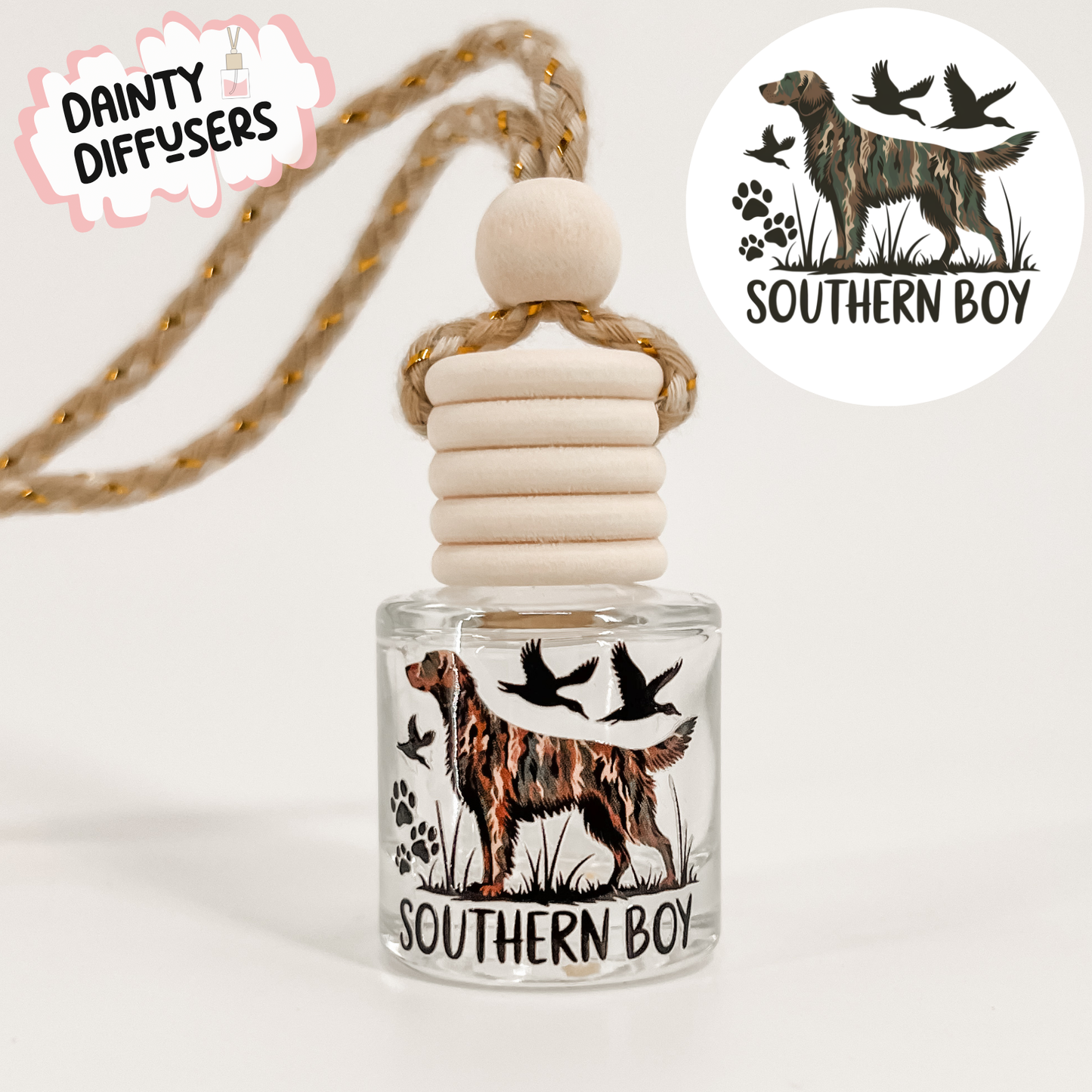 Southern Boy Car Freshener | Hanging Car Diffuser