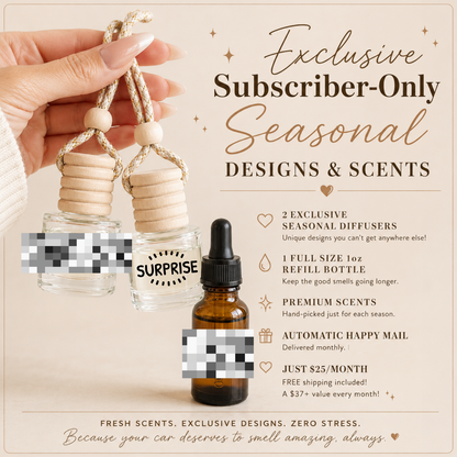 Monthly Car Diffuser Subscription Box!