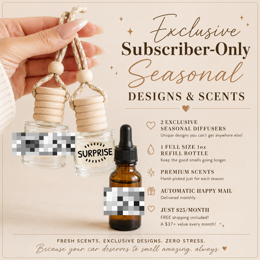 Monthly Car Diffuser Subscription Box!