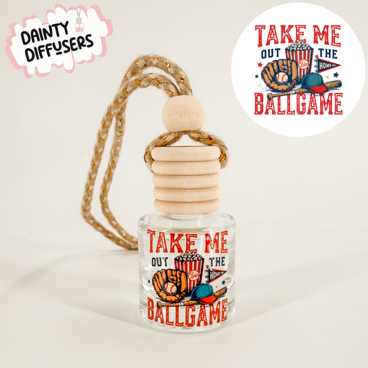 Take Me Out To The Ballgame Car Diffuser