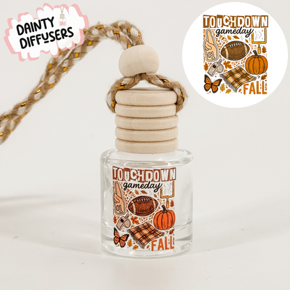 Touchdown Game Day Fall Car Freshener | Hanging Car Diffuser